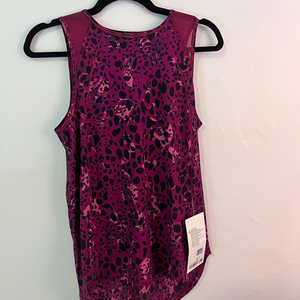 NWT Rare Print Pink Lululemon Tank